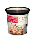 Rillettes de truite et crevettes fumées