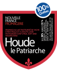 Étiquette du Fromage Houde le patriarche par Fromagerie la nouvelle France