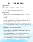 Recette de tofu avec le nigari d'Alcyon