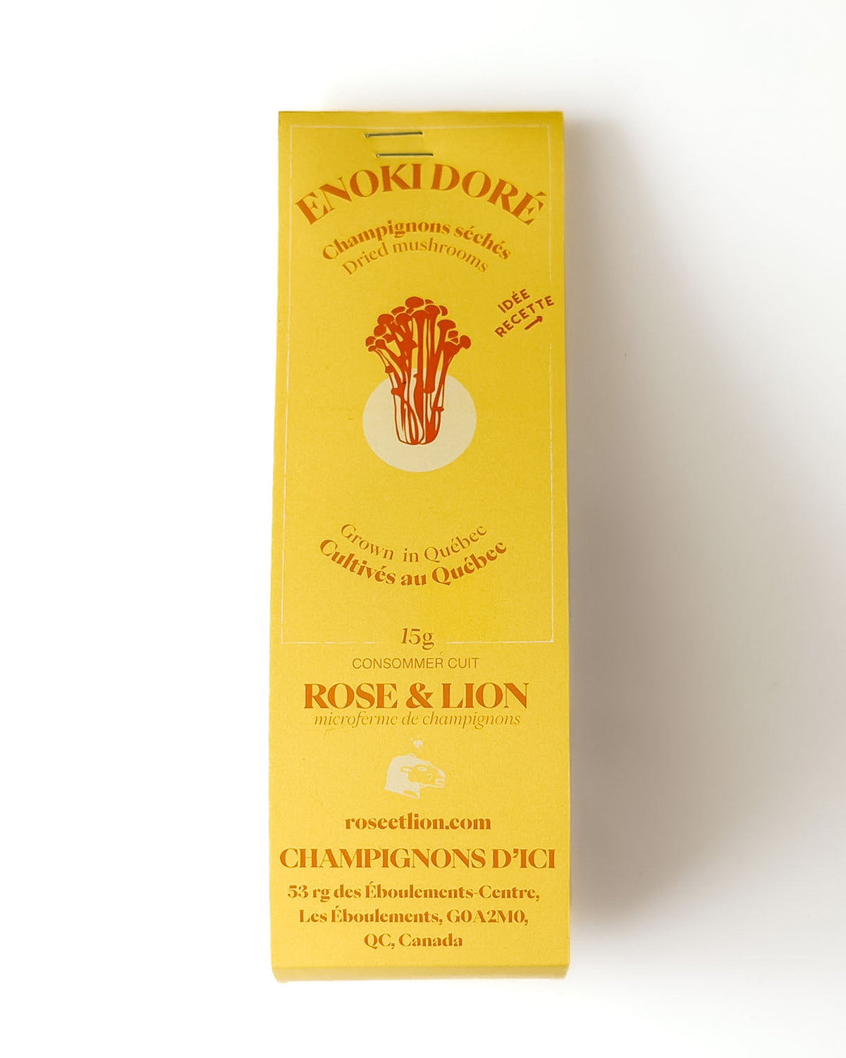 Enoki doré | Champignons déshydratés