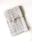 Nappe | Blanc à carreaux