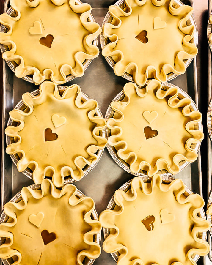 Tarte pommes et camerises de la Cabane sur le Lac
