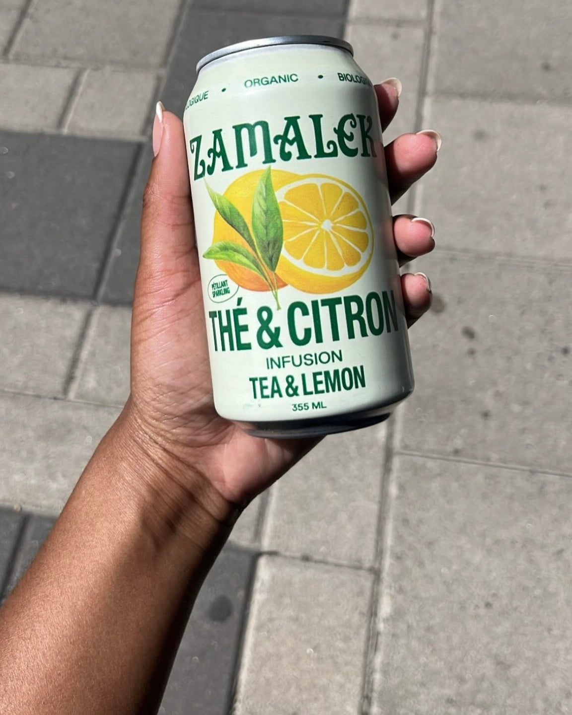 Thé glacé au citron, pétillant par Zamalek