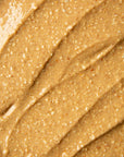 Une photo de la texture du beurre d'arachides et sel de mer de Logan petit lot.