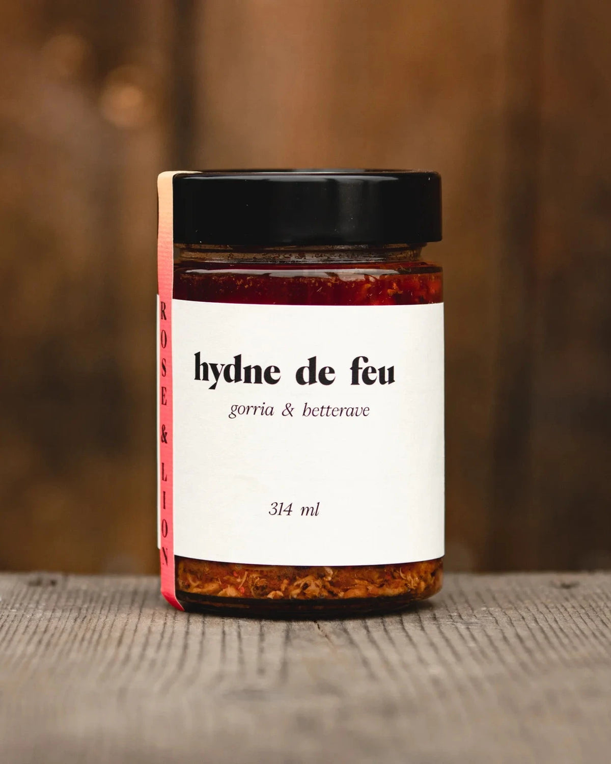 Champignons marinés hydne de feu de l'entreprise Rose et Lion.