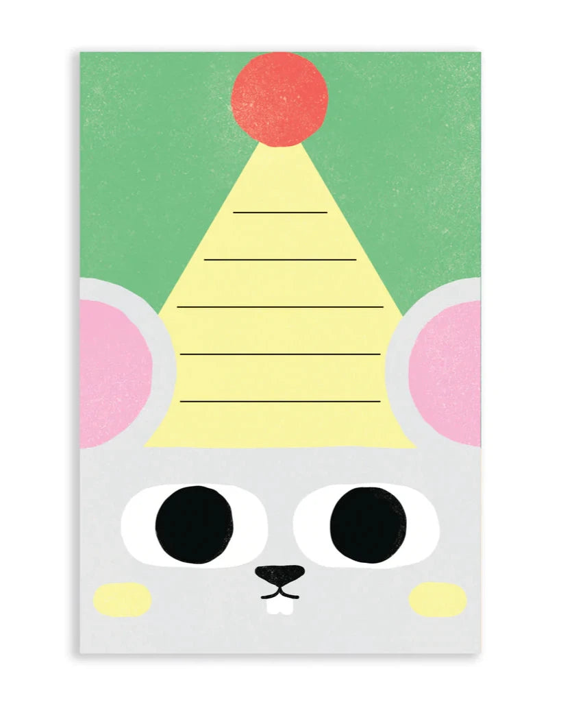 Cartes d'invitation - Anniversaire animaux (paquet de 6)